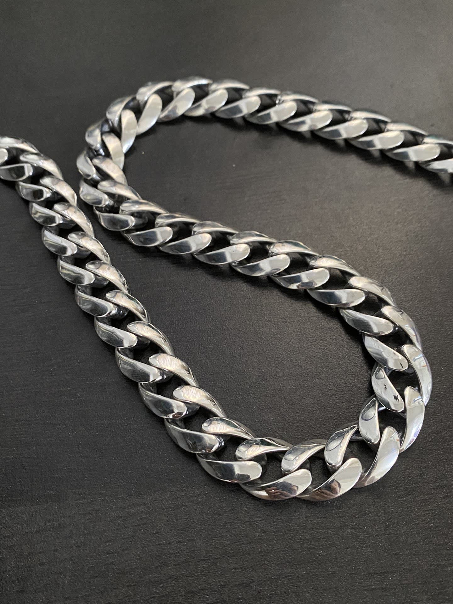 Chrome Hearts Silver Chain with Lobster Clasp